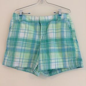 St. John's Bay Stretch Plaid Shorts